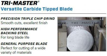 Welded to Length LENOX Tri-Master Blade Material