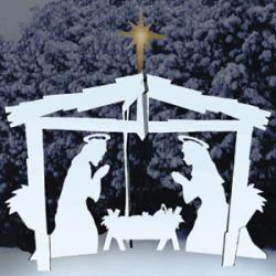 Winter White Nativity