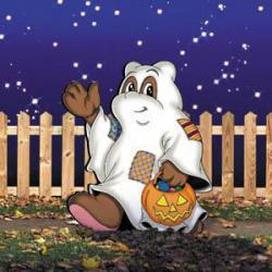 Trick-Or-Treat Ghost Bear