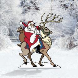 CL Claus & Reindeer